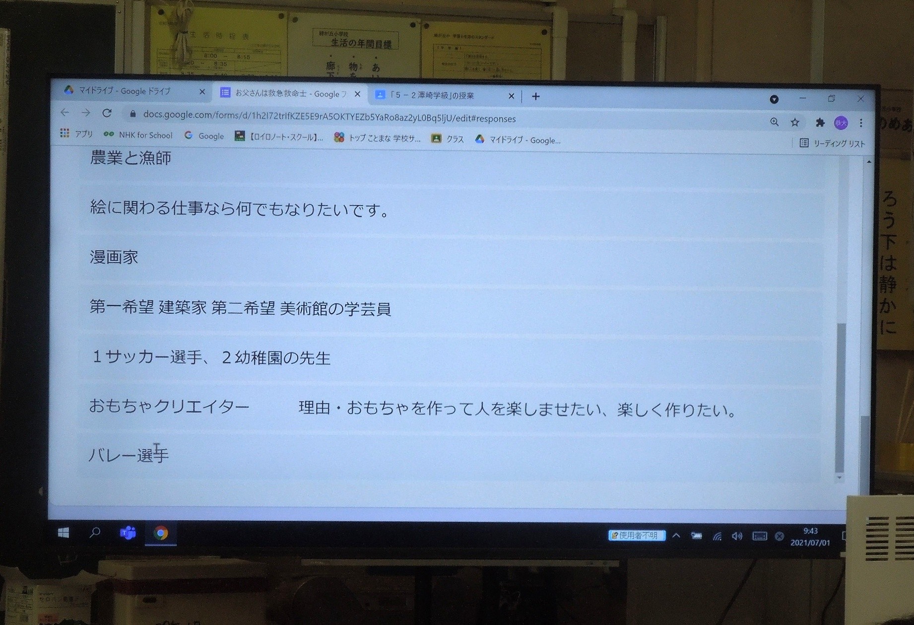 「将来の夢」アンケートを取ったら……