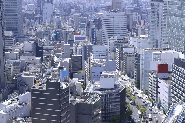 大阪の街並み