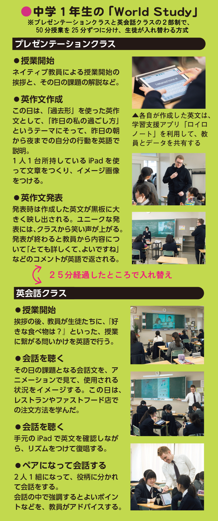 国際教育に力入れる中高一貫校の英語授業に密着! 前編・東京女子学園中02