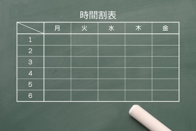 時間割