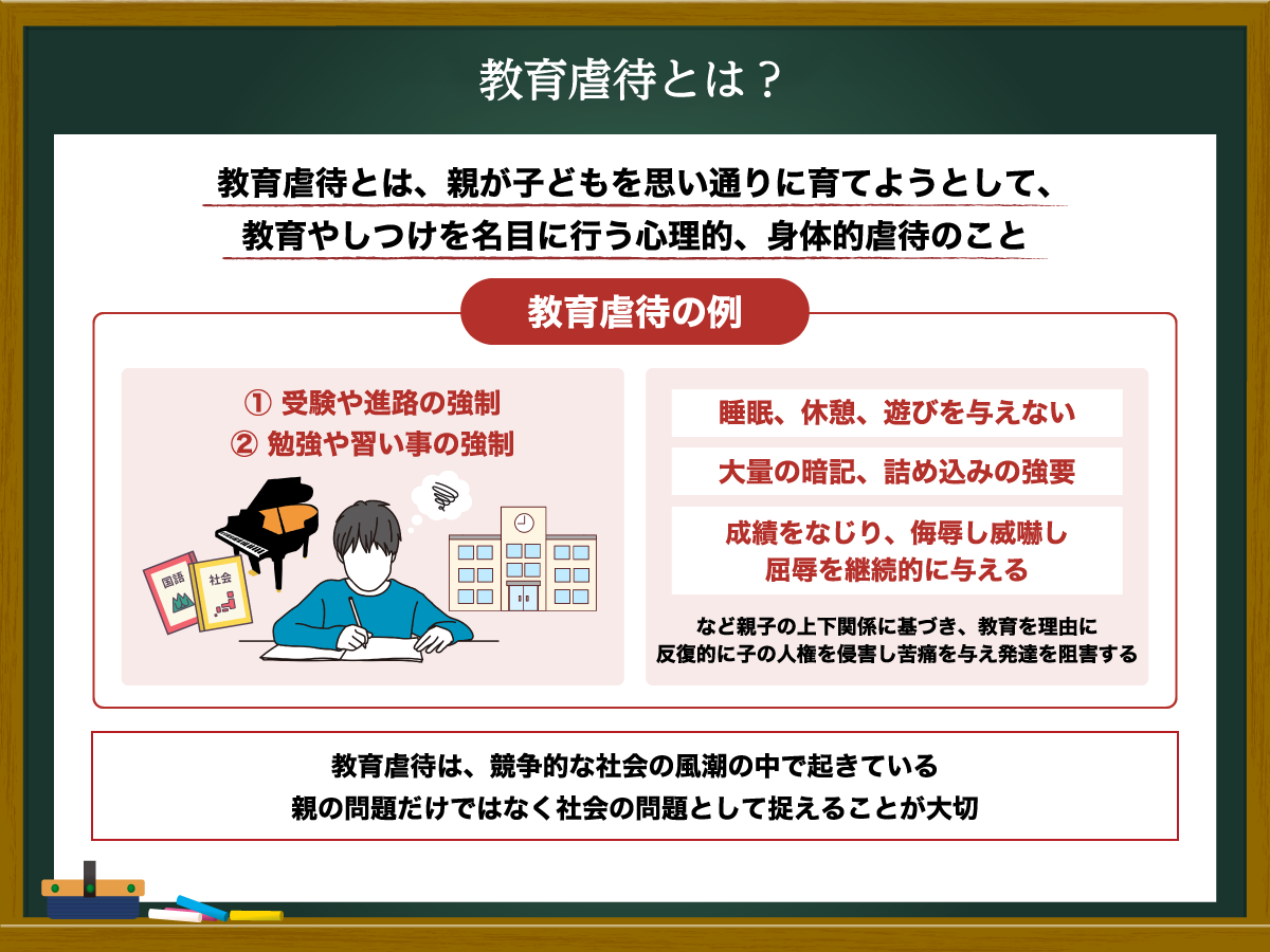 教育虐待とは？　ボーダーラインや予防策を専門家が解説