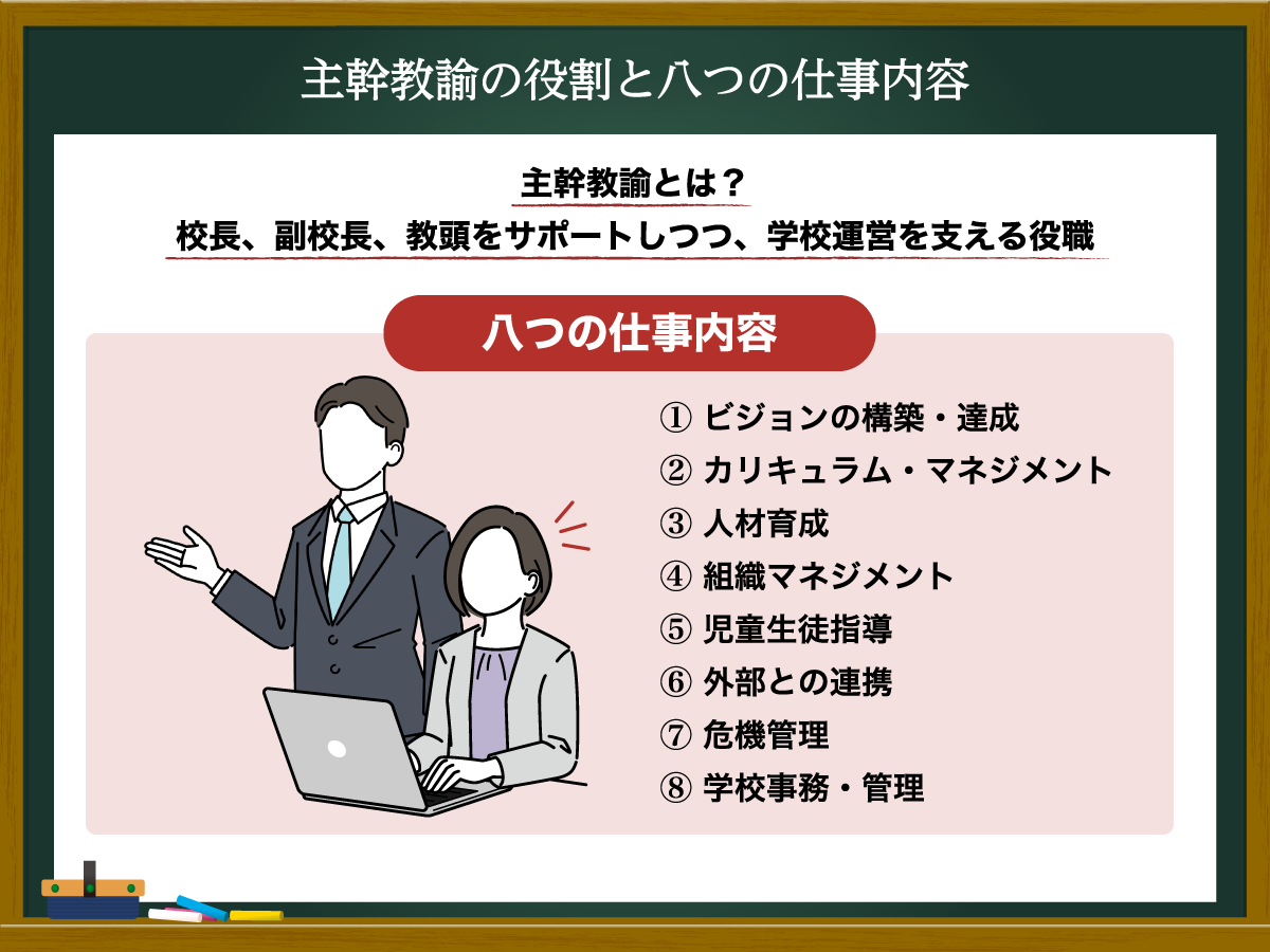 主幹教諭とは？学校における役割や重要性、仕事内容、課題を解説