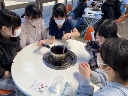 中学校　ハイキング